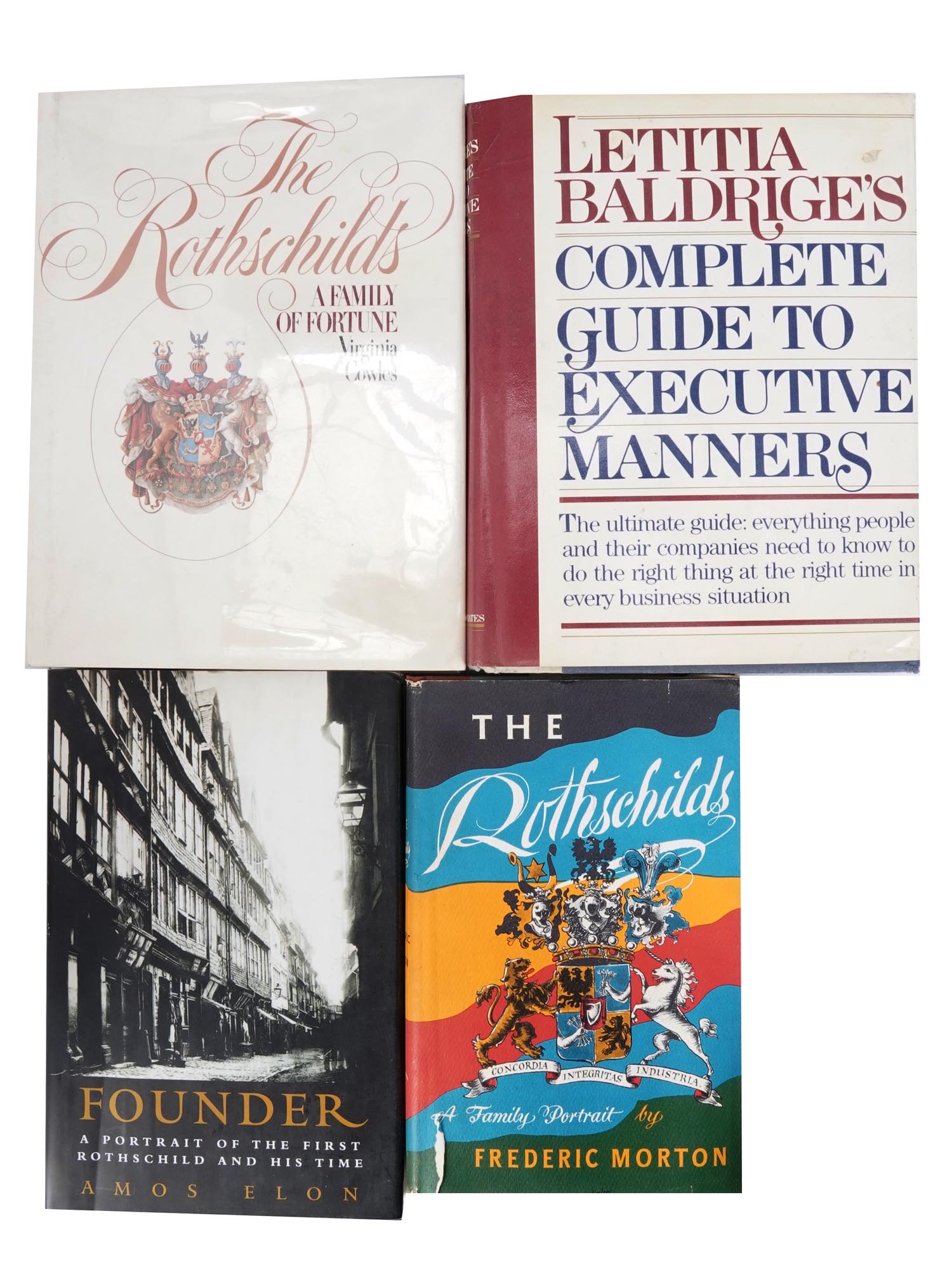 THE ROTHSCHILDS AND EXECUTIVE MANNERS BOOK LOT PIC-0